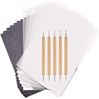 150 Hojas A4 Papel Transfer de Carbón Papel de Calco con Stylus Pen 5 unids para Madera- Papel